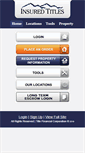 Mobile Screenshot of insuredtitles.com