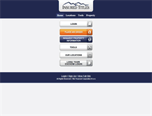 Tablet Screenshot of insuredtitles.com